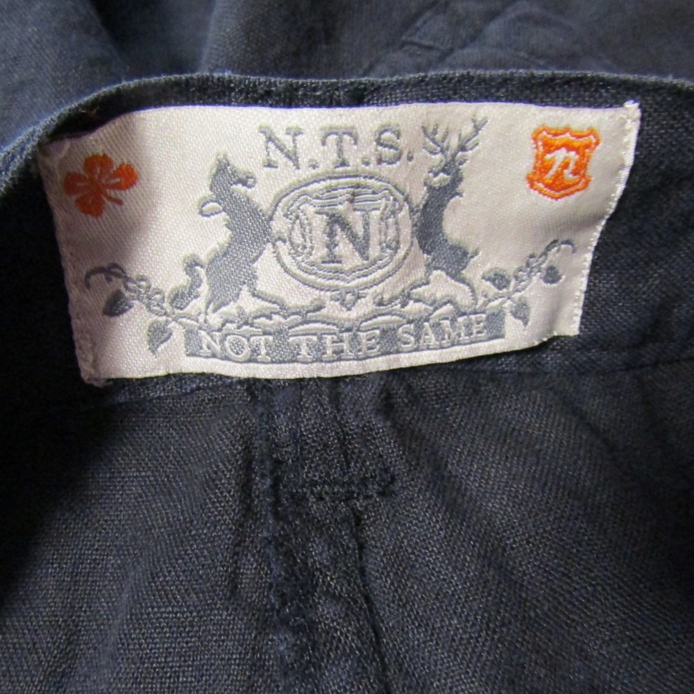 NTS Black Linen Leona Capri Pants Size 36 - US 4 - Picture 7 of 8